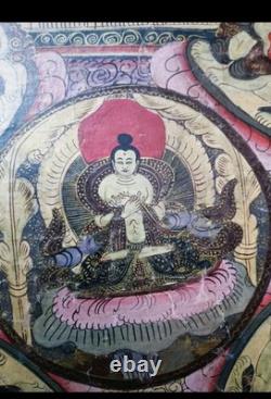 Tanka peint sur toile signé