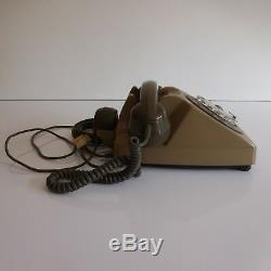 Téléphone à cadran bakélite PTT 1986 art déco design XXe PN France