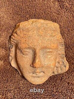 Tête féminine terre cuite Période romaine