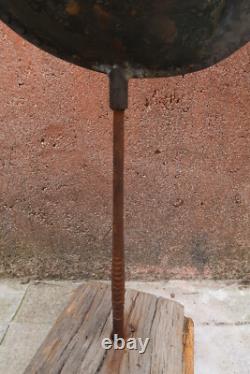 Tres Ancien Coq de Clocher Belle Girouette Cuivre Riveté Antique Weather Vane