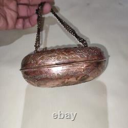 Très Rare Bol de mendiant persan en cuivre fait main Antique