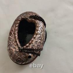 Très Rare Bol de mendiant persan en cuivre fait main Antique