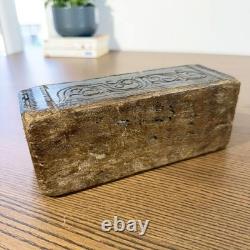 Très ancienne Boîte Chinoise asiatique Début XIX ème Sculpté