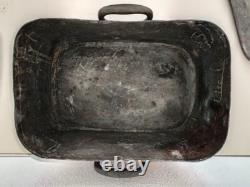 Tres ancienne daubière en cuivre avec son couvercle XIX ème bon état sou