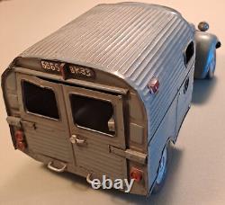 Trésor d' ART POPULAIRE grande maquette artisanale FOURGONNETTE 2CV années 50