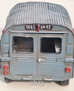 Trésor d' ART POPULAIRE grande maquette artisanale FOURGONNETTE 2CV années 50