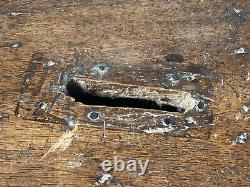 Tronc d'Église Bois Sculpté Art Populaire France Religion Quête XVIIIème Siècle