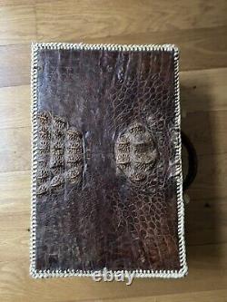 Valise ancienne En Crocodile