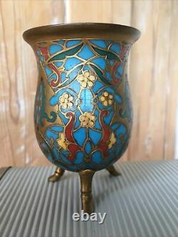 Vase Bronze Doré cloisonné Ferdinand Barbedienne