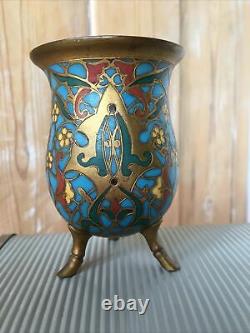 Vase Bronze Doré cloisonné Ferdinand Barbedienne