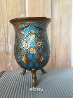 Vase Bronze Doré cloisonné Ferdinand Barbedienne