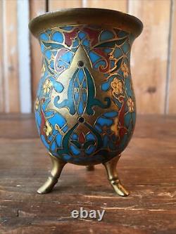 Vase Bronze Doré cloisonné Ferdinand Barbedienne