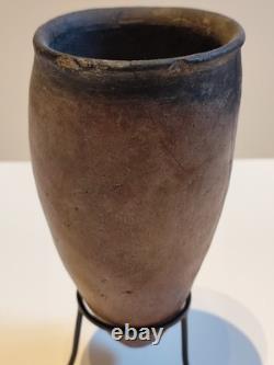 Vase dit black top Egypte antique époque Nagada II (3500-3300 avant JC)
