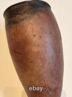 Vase dit black top Egypte antique époque Nagada II (3500-3300 avant JC)