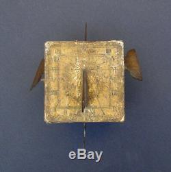 XVIIIème Cadran Solaire Polyédrique / antique sundial sonnenuhr